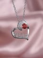 thumb Copper With Platinum Plated Simplistic Heart Locket Necklace 1