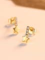 thumb 925 Sterling Silver With Fashion Geometric Stud Earrings 3