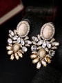 thumb Exquisite Rhinestones Stud Chandelier earring 2