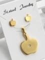 thumb Golden Apple Shape Two Pieces 0