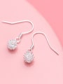 thumb Fresh Dandelion Shaped S925 Silver Drop Earrings 1