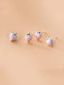 thumb 925 Sterling Silver With Rose Gold Plated Cute Friut Strawberry Stud Earrings 0