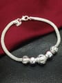 thumb Fashion little Beads Copper Silver Plated Bracelet 1