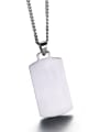 thumb Stainless Steel With Platinum Plated Simplistic Geometric Necklaces 4