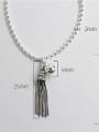 thumb Fashion Little Tassels Tiny Beads Silver Bracelet 2