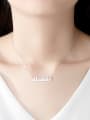 thumb 925 Sterling Silver With Smooth  Personality Irregular Necklaces 1