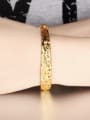 thumb 18K Gold Plated Simple Adjustable Women Bangle 1