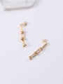 thumb Titanium With Gold Plated Simplistic Charm Drop Earrings 4