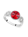 thumb Exquisite Shiny Cubic austrian Crystals Alloy Ring 0