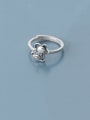 thumb 925 Sterling Silver With Antique Silver Plated Cute Mouse Free Size Rings 0
