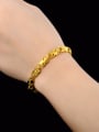 thumb Exquisite 24K Gold Plated Butterfly Shaped Copper Bracelet 1