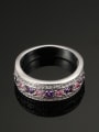 thumb Luxury Western Style AAA Purple Zircons Ring 3