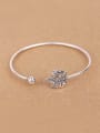 thumb Maple Leaf Silver Opening Bangle 0