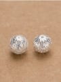thumb 925 Sterling Silver With Silver Plated Trendy Ball Beads 1