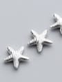 thumb 925 Sterling Silver With Silver Plated Personality Star Beads 1