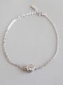 thumb 925 Sterling Silver With Platinum Plated Classic Cubic Zirconia Bracelets 0