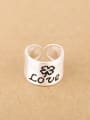 thumb Personalized LOVE Silver Opening Ring 0