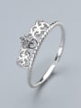 thumb 925 Silver Crown Shaped Ring 1