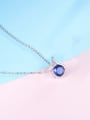 thumb Elegant Platinum Plated Snail Shaped Necklace 1