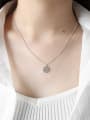 thumb Sterling Silver minimalist smile Necklace 2