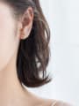 thumb Cute Geometric Shaped S925 Silver Clip Earrings 1