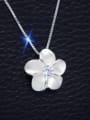 thumb S925 silver beautiful bauhinia flower necklace 0