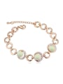 thumb Fashion Champagne Gold Plated Imitation Pearls Alloy Bracelet 4