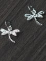 thumb 925 Sterling Silver With Silver Plated Cartoon dragonfly Pendant 0