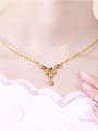 thumb Copper Alloy 24K Gold Plated Ethnic style Flower Necklace 1