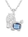 thumb Personalized Zodiac Horse austrian Crystal Alloy Necklace 1