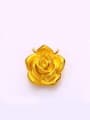 thumb Copper Alloy Placer Gold Plated Flower Pendant 0