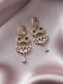 thumb Alloy With Gold Plated Cute Owl Drop Earrings 1