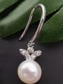 thumb Fashion Butterfly Freshwater Pearl drop earring 1