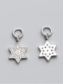 thumb 925 Sterling Silver With 18k Gold Plated Delicate Star Charms 1