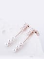 thumb Simple Style Fashion Zircon Pearl drop earring 1