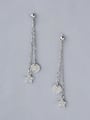 thumb Women Star Shaped Zircon threader earring 0