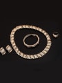 thumb Alloy Imitation-gold Plated Vintage style  Rhinestones Four Pieces Jewelry Set 1