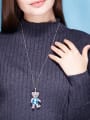 thumb Bear-shaped austrian Crystal Necklace 1