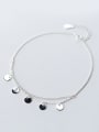 thumb Fresh Double Layer Round Shaped S925 Silver Foot Jewelry 0