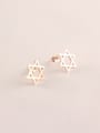 thumb Fashion Hollow Star Stud Earrings 0