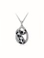 thumb All-match Water Drop Shaped Leopard Necklace 1