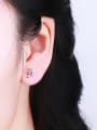 thumb Lovely Leaf Shaped Silver stud Earring 1