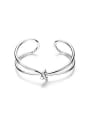 thumb Exquisite Open Design Knot Shaped Bangle 2