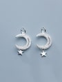 thumb 925 Sterling Silver With Cubic Zirconia  Personality Moon Pendants 1