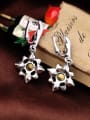 thumb Exquisite Flower Rhinestones Alloy Drop Cluster earring 3