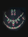 thumb Retro Wedding Accessories Four Pieces  Jewelry Set 0