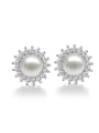 thumb Freshwater Pearl stud Earring 0