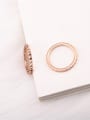 thumb Retro Buddhist Rose Gold Plated Ring 1