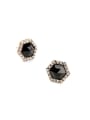 thumb Small Geometric Stones Alloy stud Earring 1