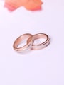 thumb Two Colors Simple Lover Ring 2